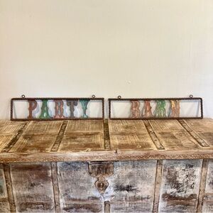 Party Barn Rusty Metal Sign Rebar Western Country Rustic Decor